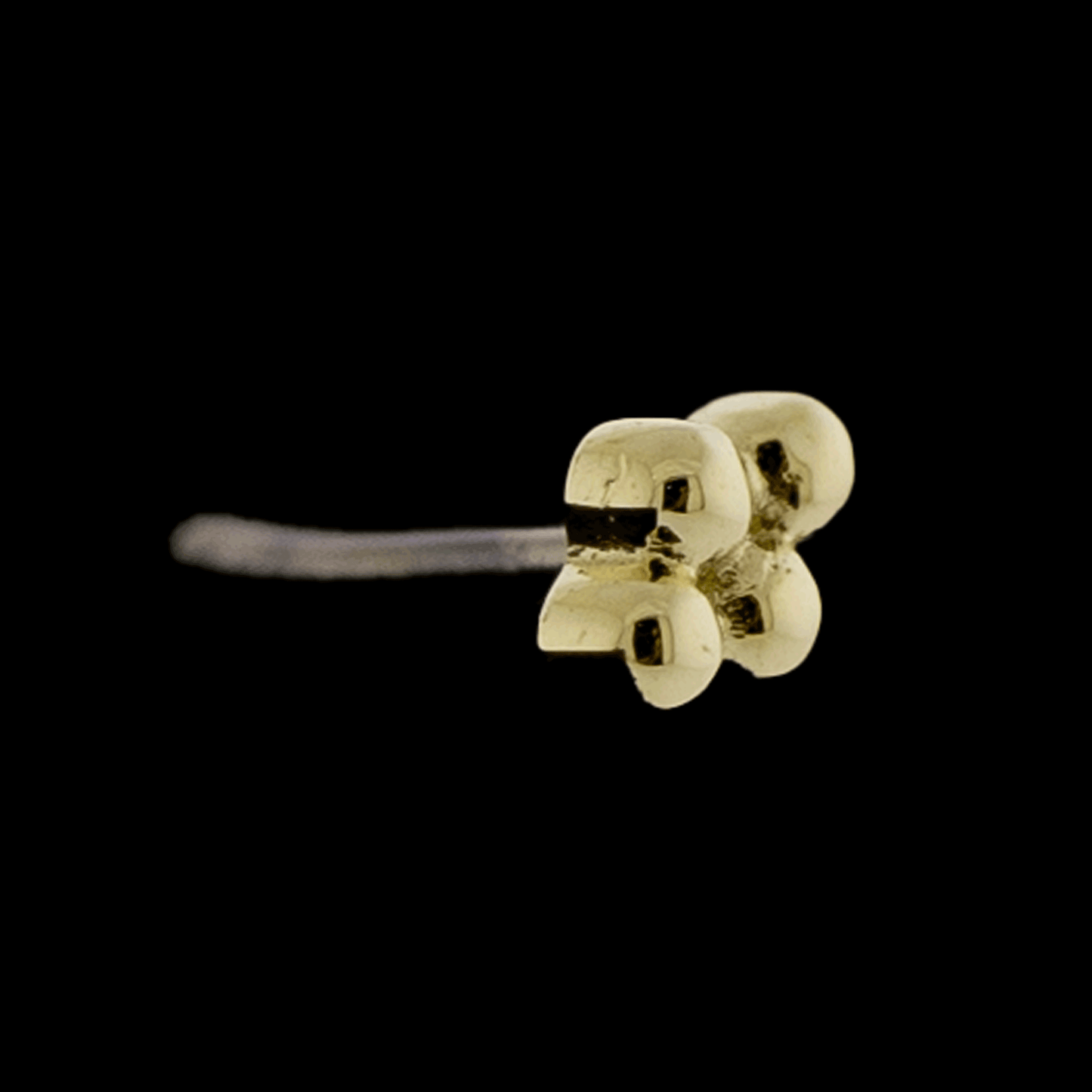 Reese - 14KT Gold Threadless End - Khrysos Jewelry