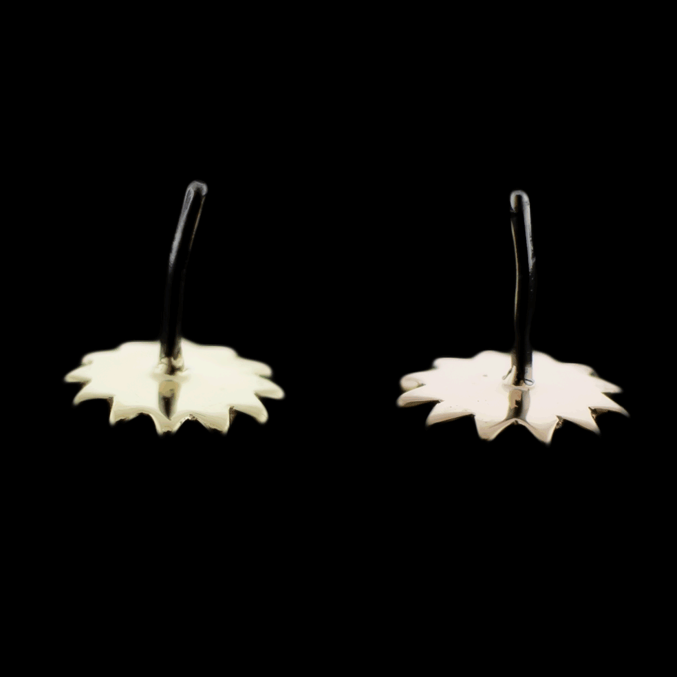 Helia - 14KT Gold Threadless End - Khrysos Jewelry