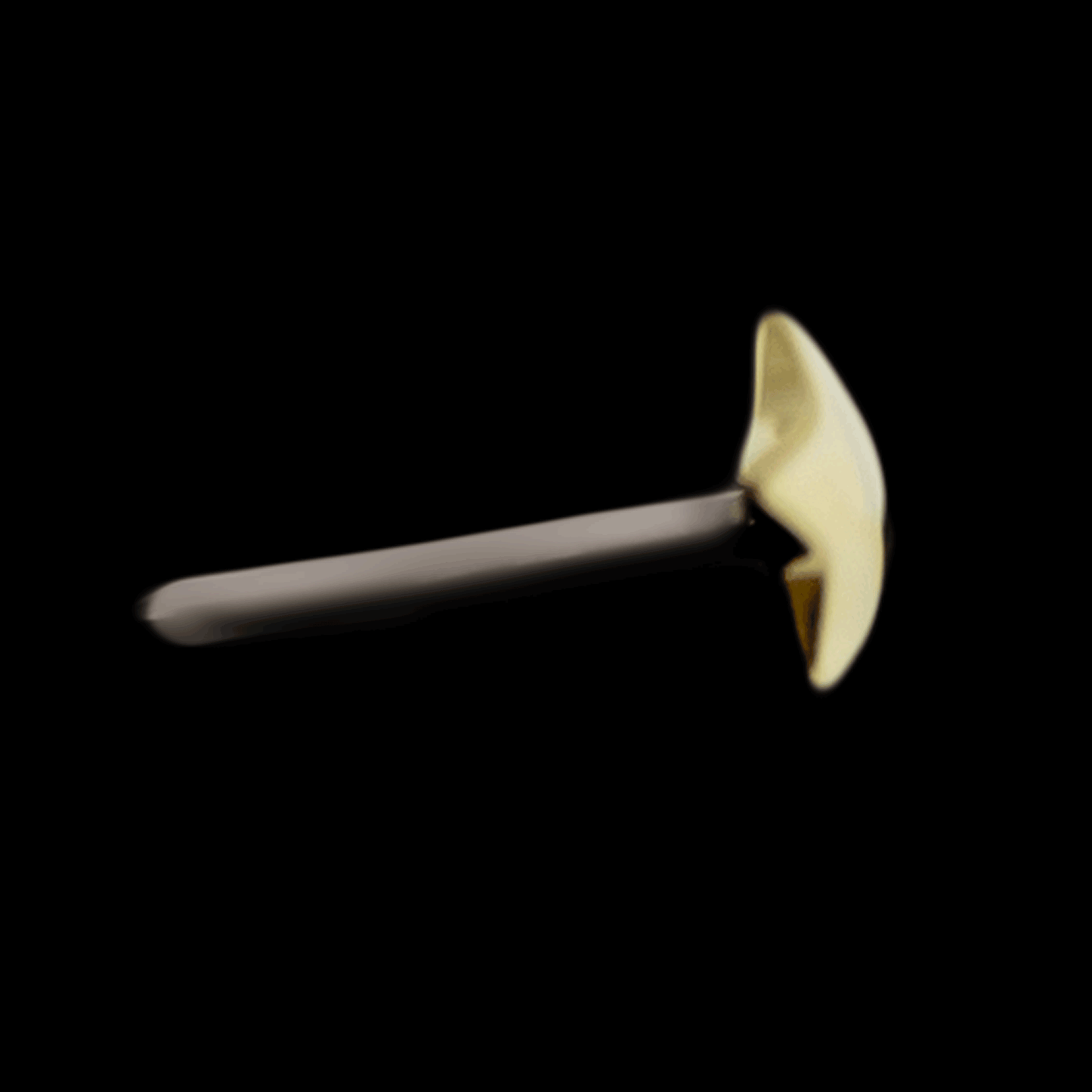 Desi - 14KT Gold Threadless End - Khrysos Jewelry