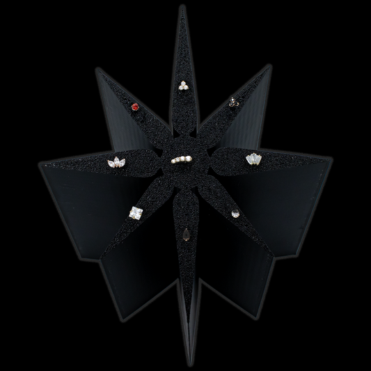 KHRYSOS Star Threadless End Display w/ Prong Set 14kt Ends - Khrysos Jewelry