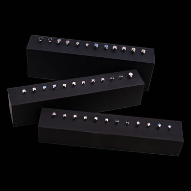 Threadless Plastwood Display Blocks w/ Keon Ends - Khrysos Jewelry