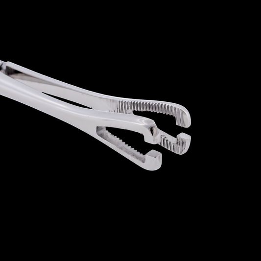 Slotted Pennington Forceps With Ratchet - Khrysos Jewelry