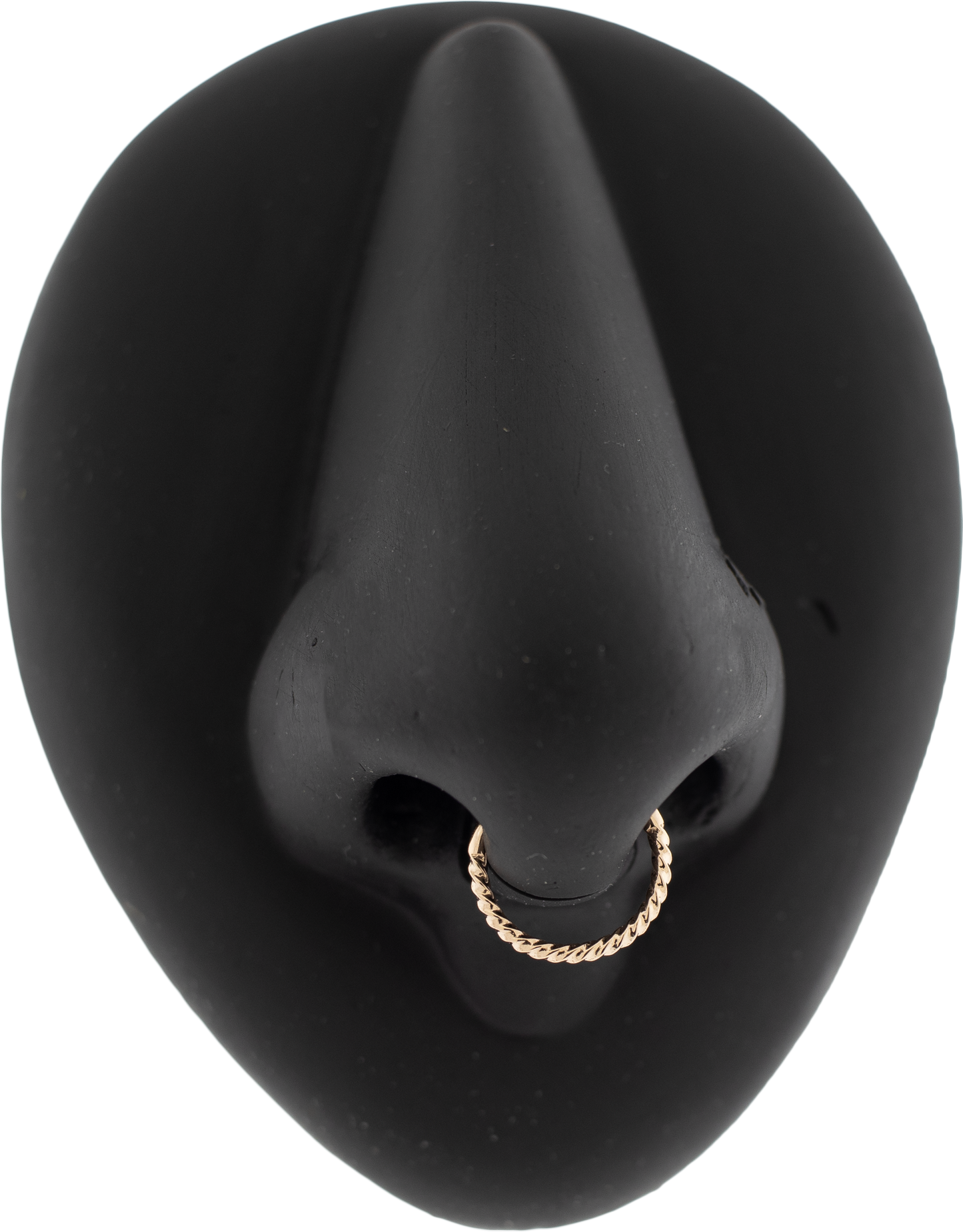 Arietta - 14Kt Gold Hinged Ring - Small Twisted design - Khrysos Jewelry