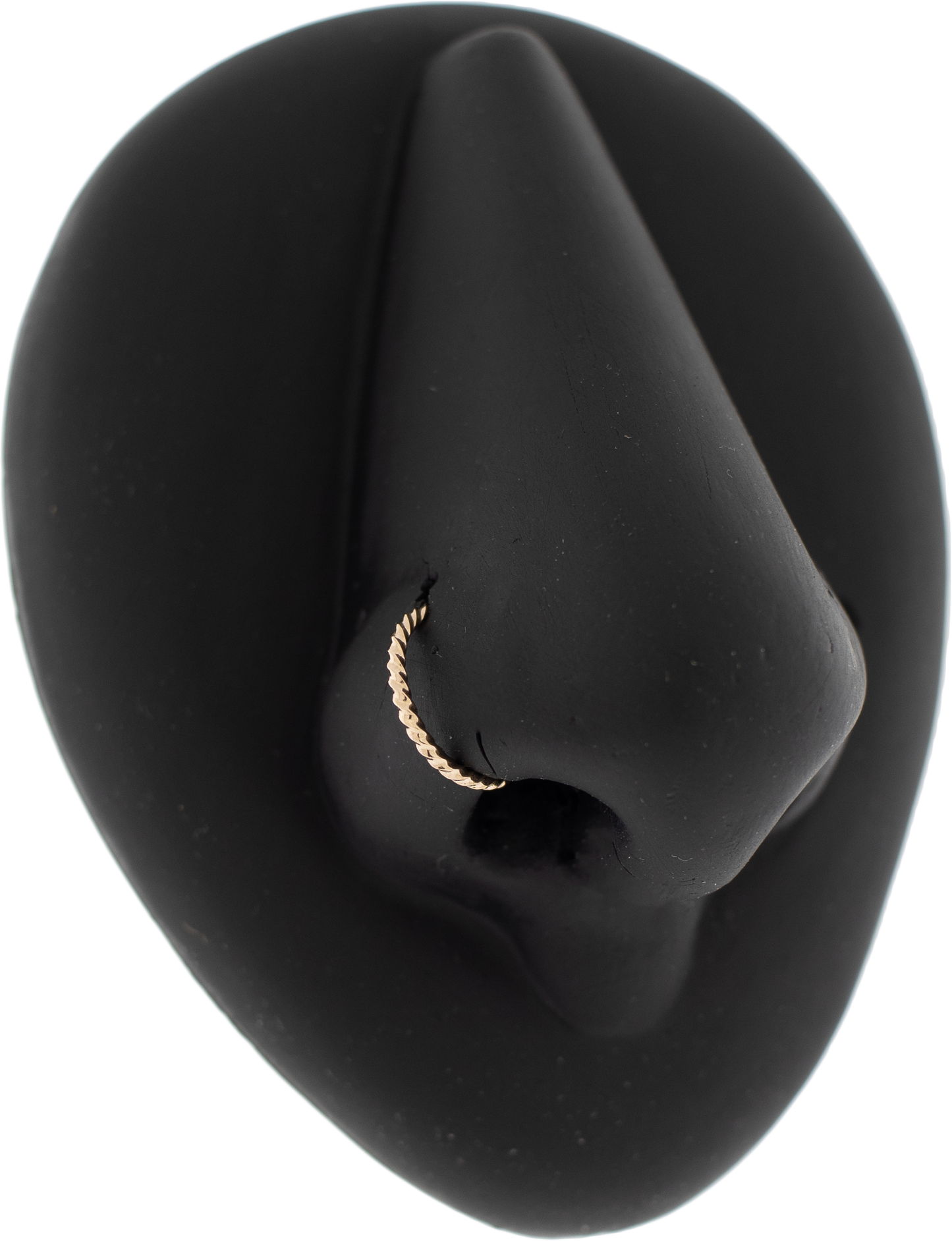 Arietta - 14Kt Gold Hinged Ring - Small Twisted design - Khrysos Jewelry