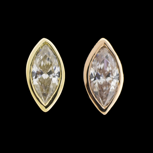 Velora - 14KT Threadless End - Khrysos Jewelry