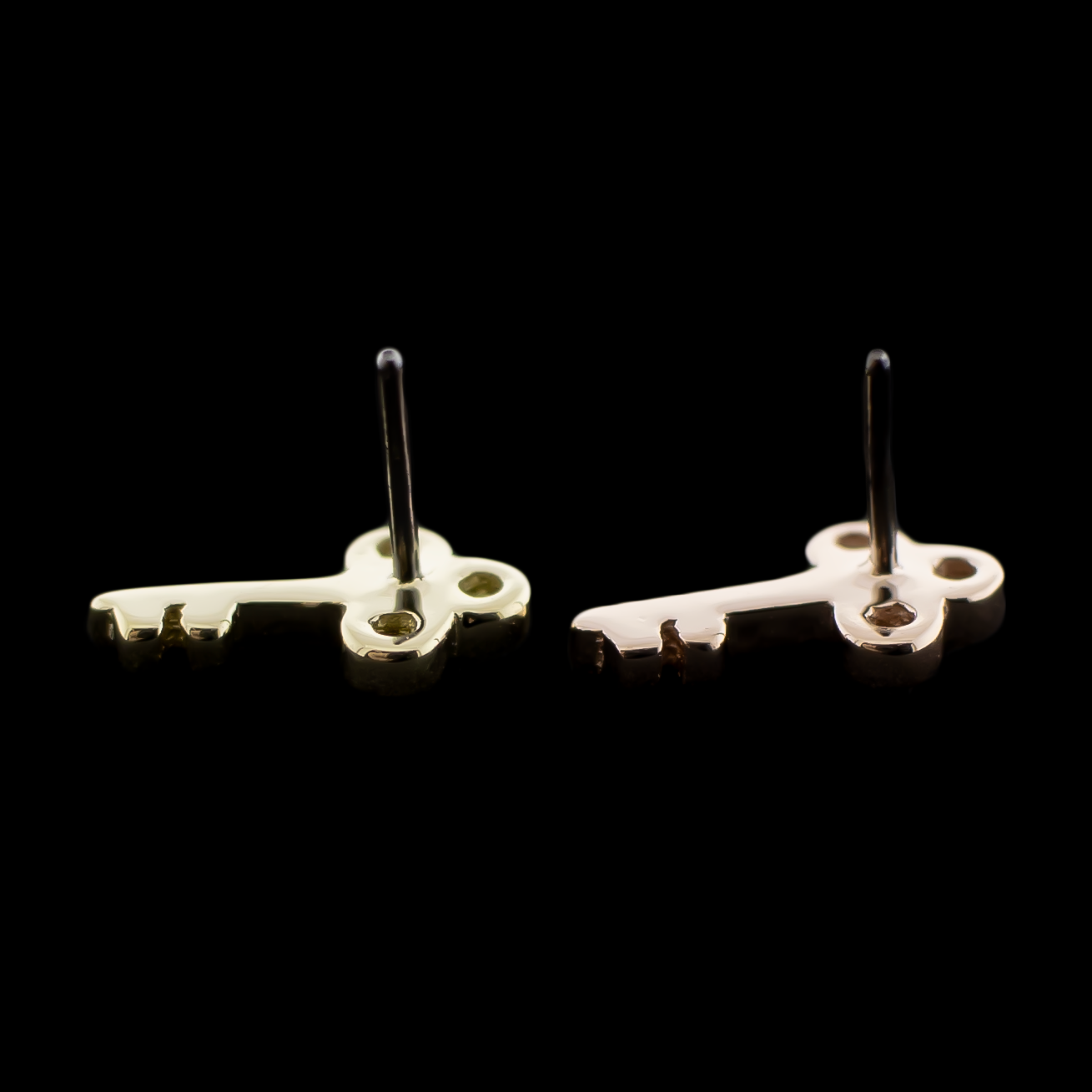 Keyluxe - 14KT Gold Threadless End - Khrysos Jewelry