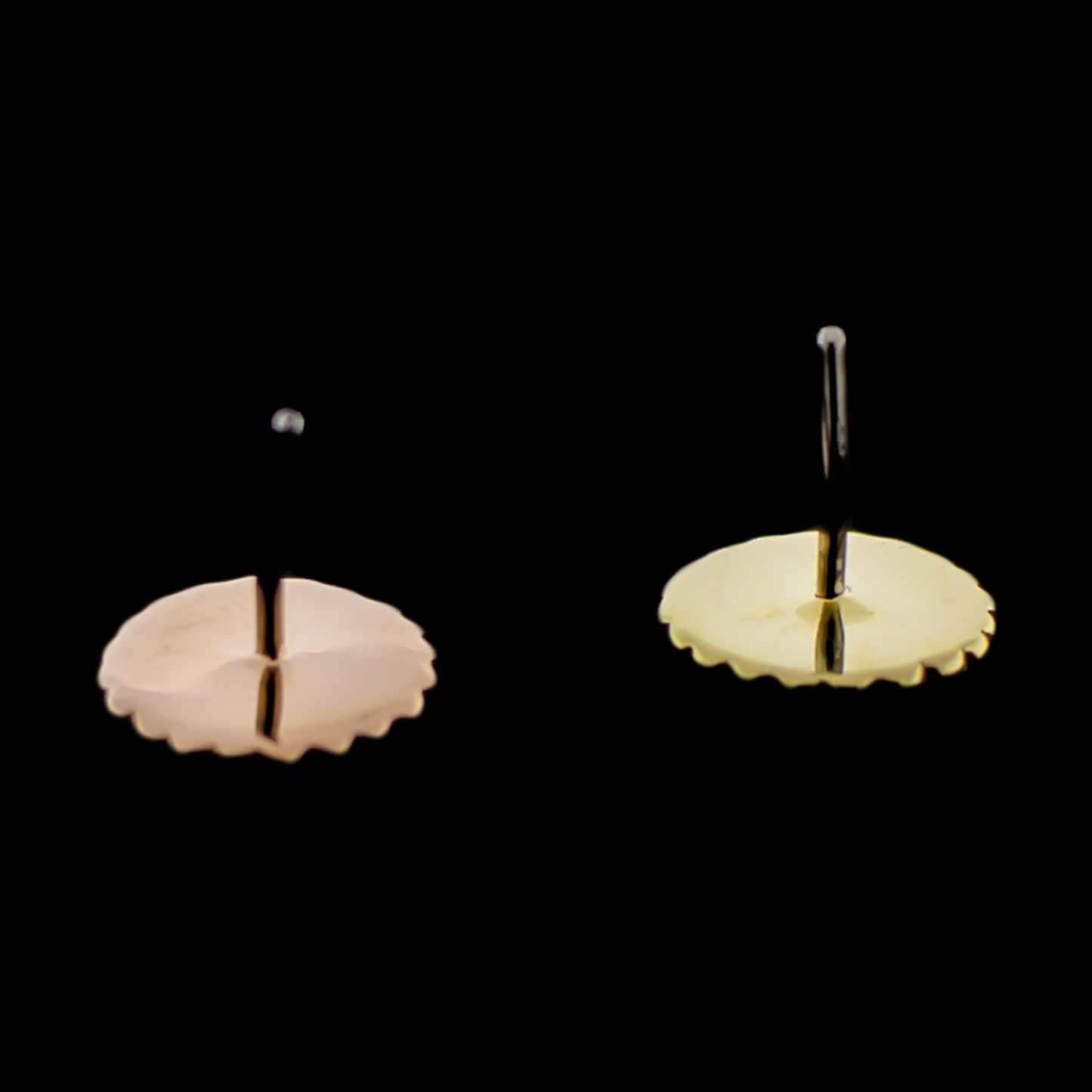 Lustrella - 14KT Gold Threadless End - Khrysos Jewelry