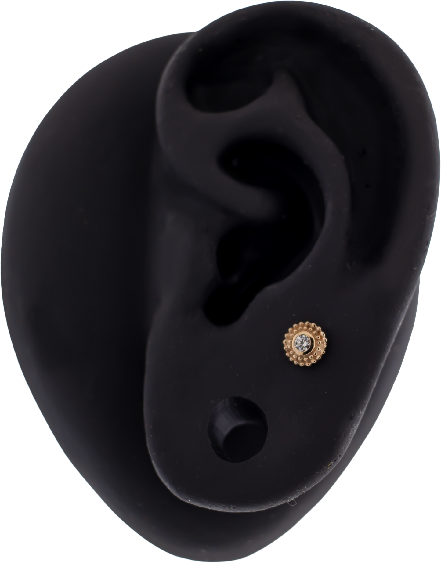 Lustrella - 14KT Gold Threadless End - Khrysos Jewelry