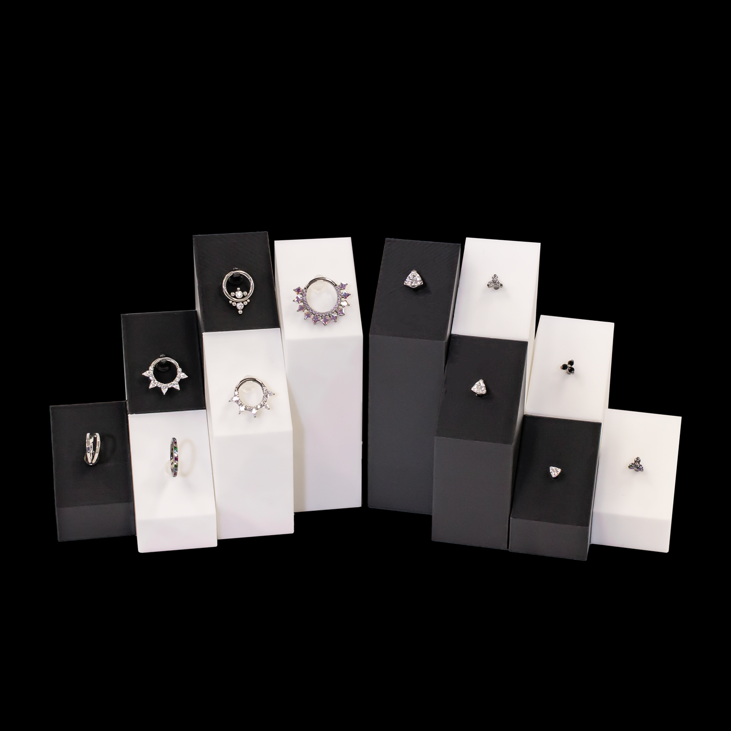 Tower Display Stand 3pc Set - Khrysos Jewelry