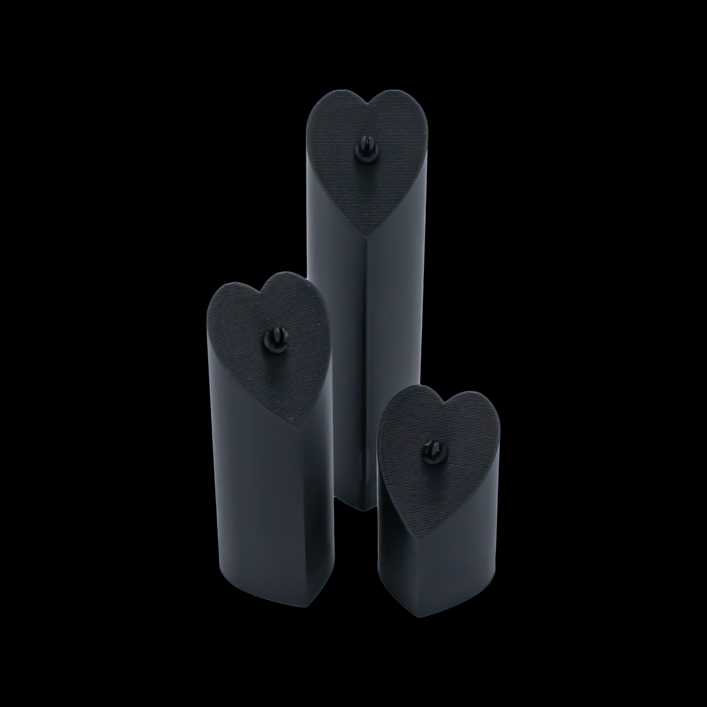 3 Piece Heart Tower Clip Display Set - Khrysos Jewelry