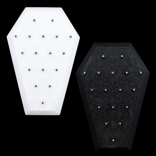 14G Threaded Coffin Display – Holds 17 Ends - Khrysos Jewelry