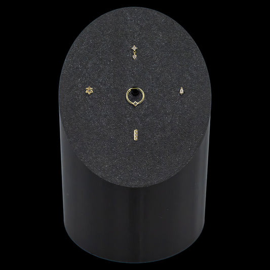 Cylinder 5 Piece Tower w/ 14kt Gold Elegant Jewelry - Khrysos Jewelry