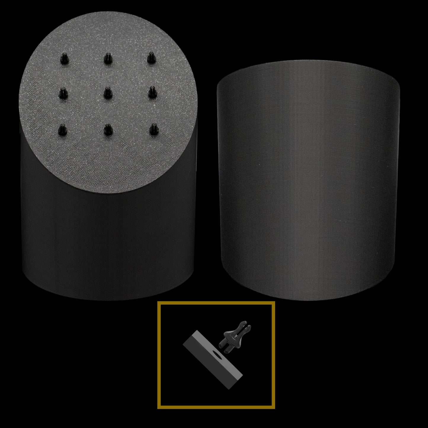 Cylinder Tower Jewelry Display w/ Clips - Khrysos Jewelry