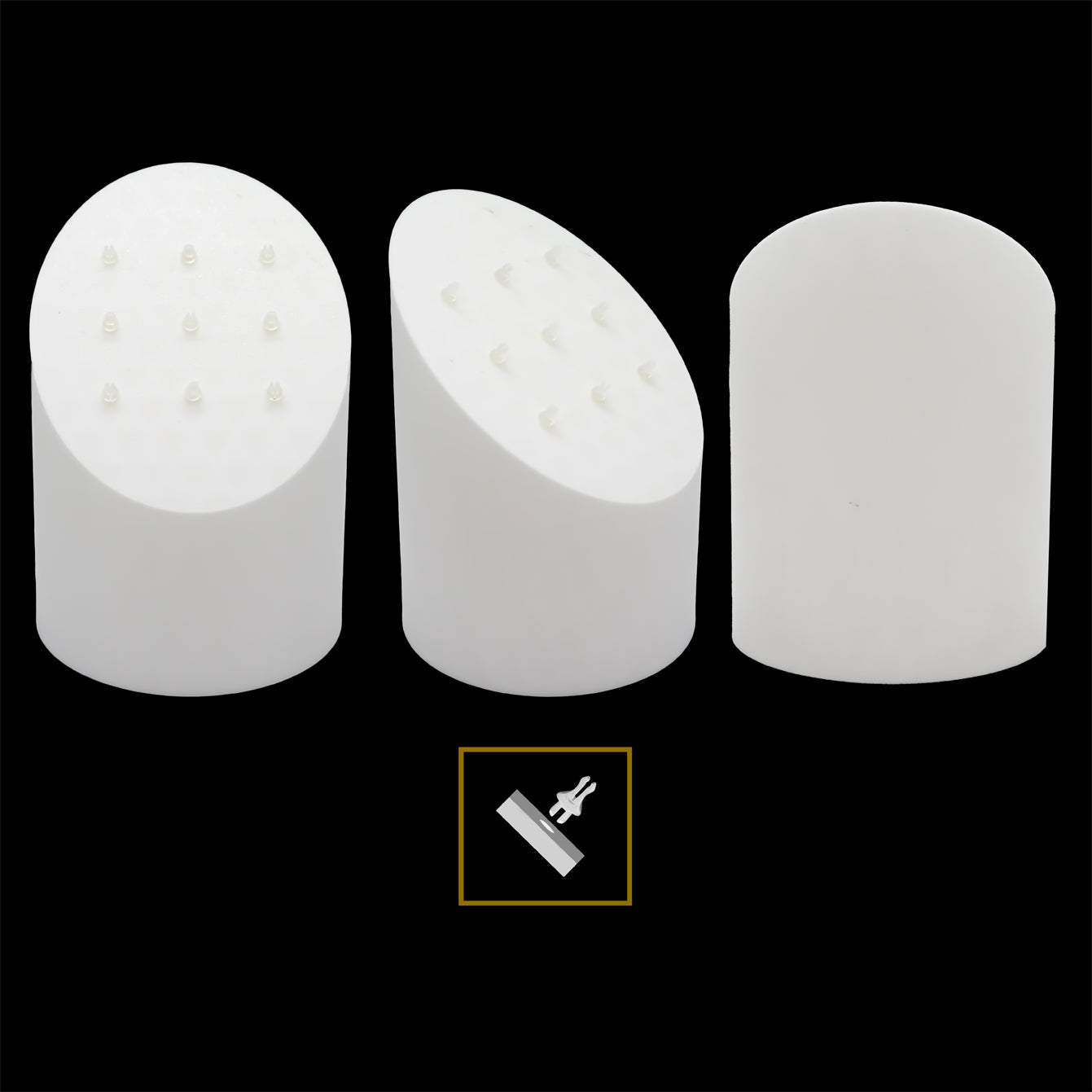 Cylinder Tower Jewelry Display w/ Clips - Khrysos Jewelry