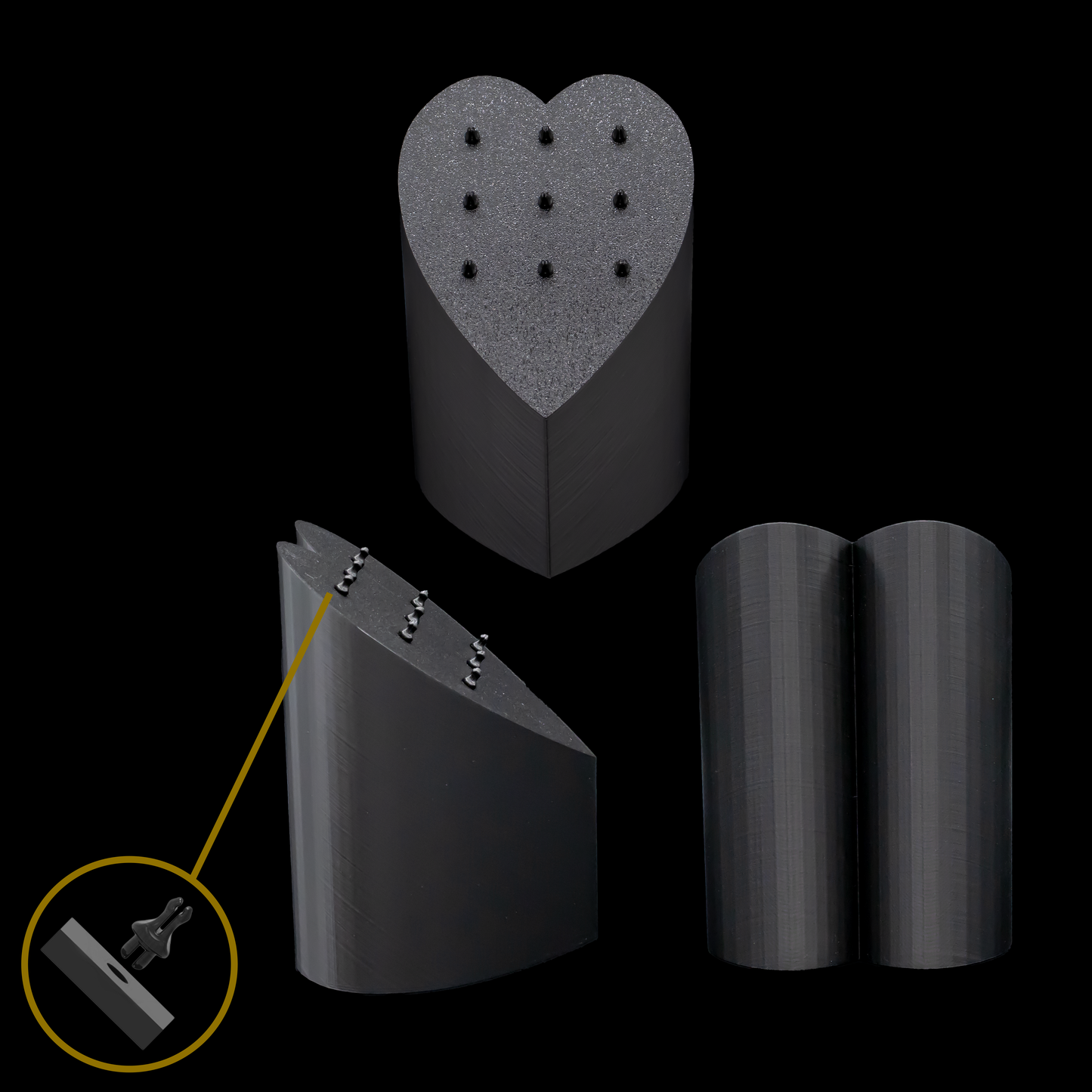 Heart Tower Jewelry Display – Clip - Khrysos Jewelry