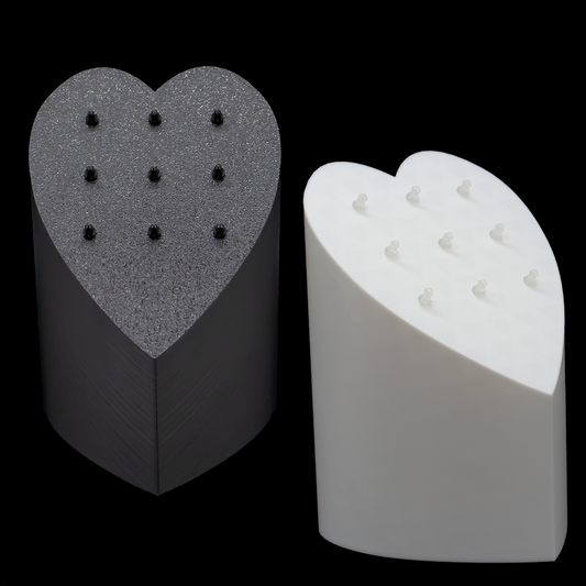 Heart Tower Jewelry Display – Clip - Khrysos Jewelry