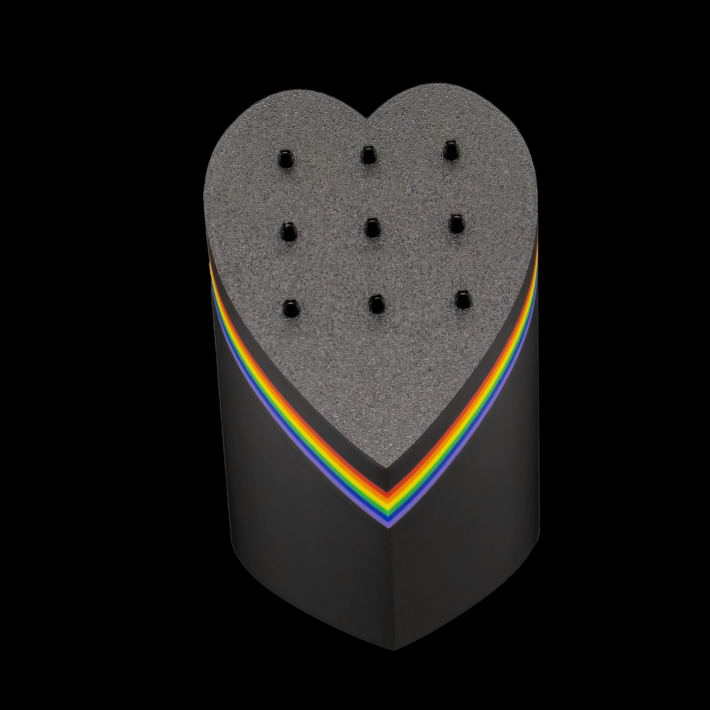 Pride Heart Tower Jewelry Display – Clip - Khrysos Jewelry