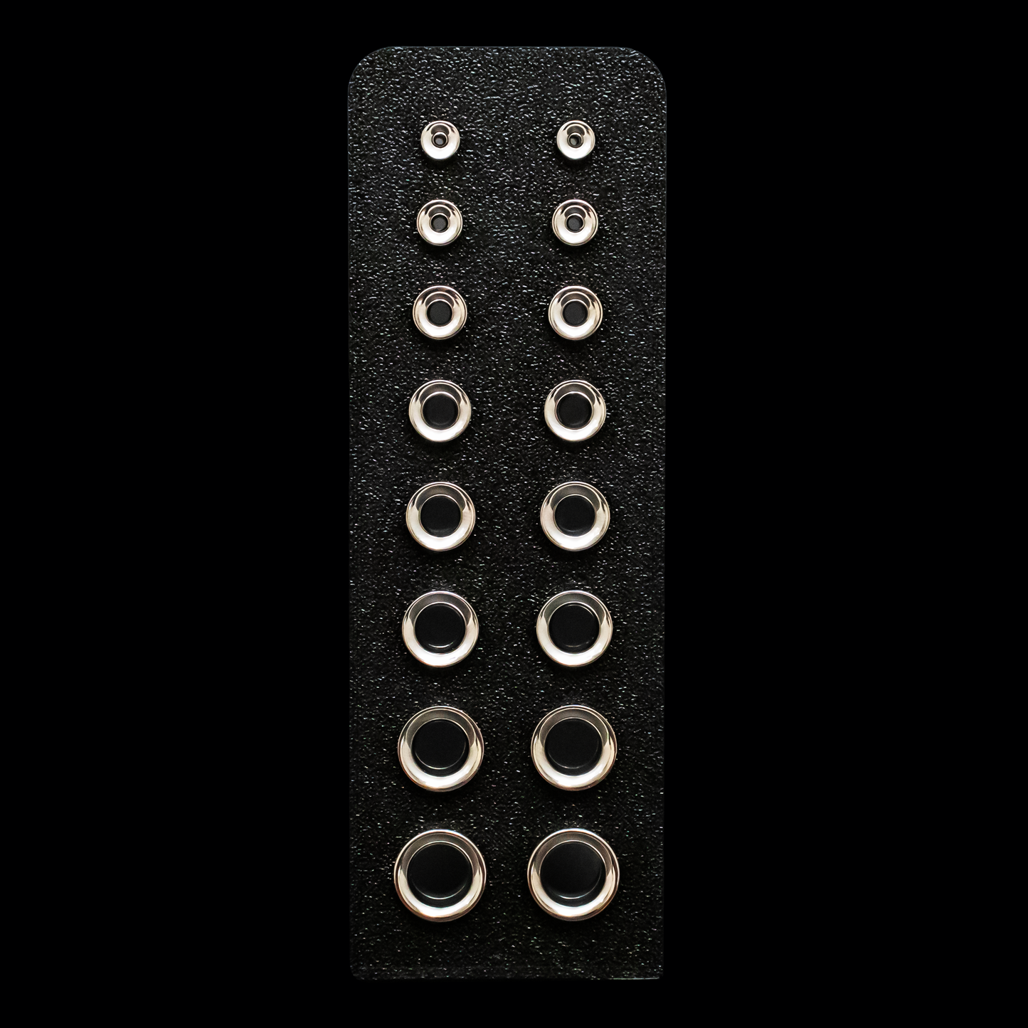 Upright Plug Display | Eco-Conscious Polylactide | 8G–00G Showcase - Khrysos Jewelry