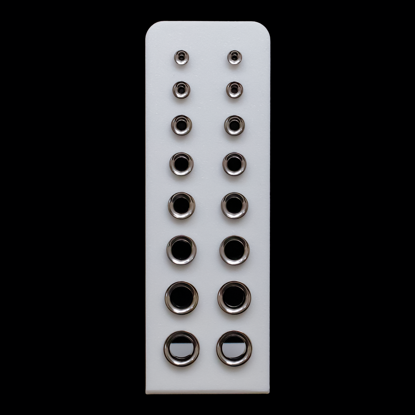 Upright Plug Display | Eco-Conscious Polylactide | 8G–00G Showcase - Khrysos Jewelry