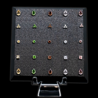 Fall Themed Square Display w/ 14G Premium Zirconia Ends - Khrysos Jewelry