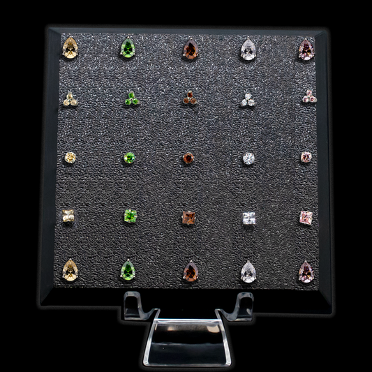 Fall Themed Square Display w/ 14G Premium Zirconia Ends - Khrysos Jewelry
