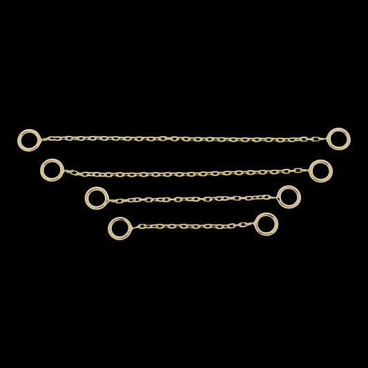 14KT Gold Chain - Long Links - Khrysos Jewelry