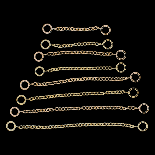 14KT Gold Chain- Round Links - Khrysos Jewelry