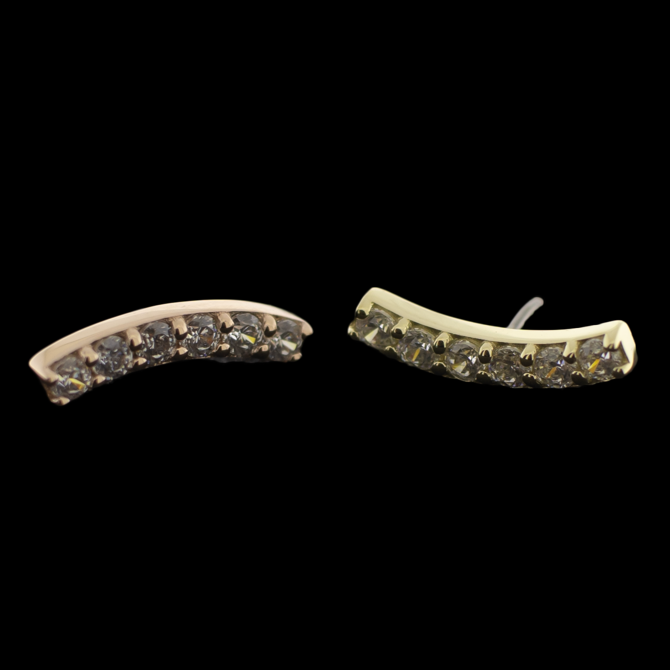 Royale - 14kt Threadless End - Khrysos Jewelry