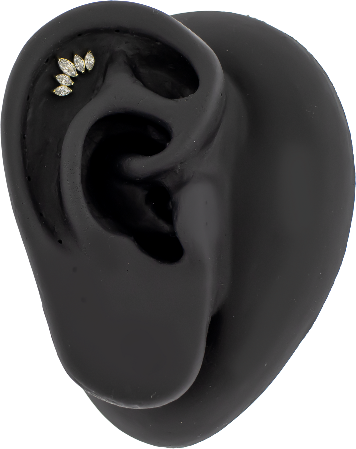 Zephara - 14Kt Gold Threadless End - Khrysos Jewelry