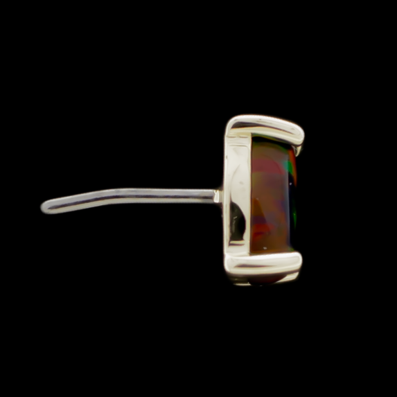 Noelle - 14Kt Gold Threadless End - Khrysos Jewelry