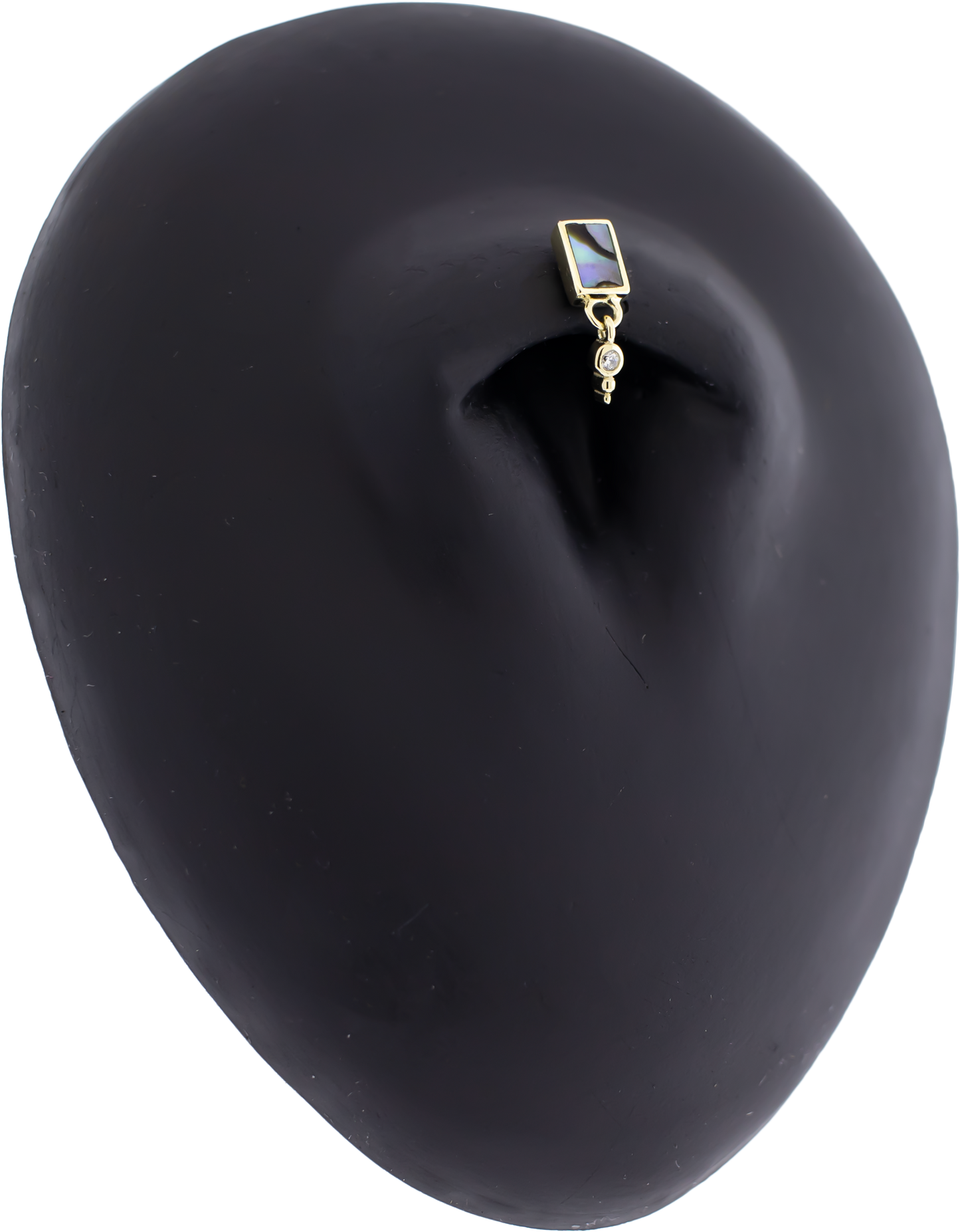 Elysium - 14KT Gold Threadless End - Khrysos Jewelry