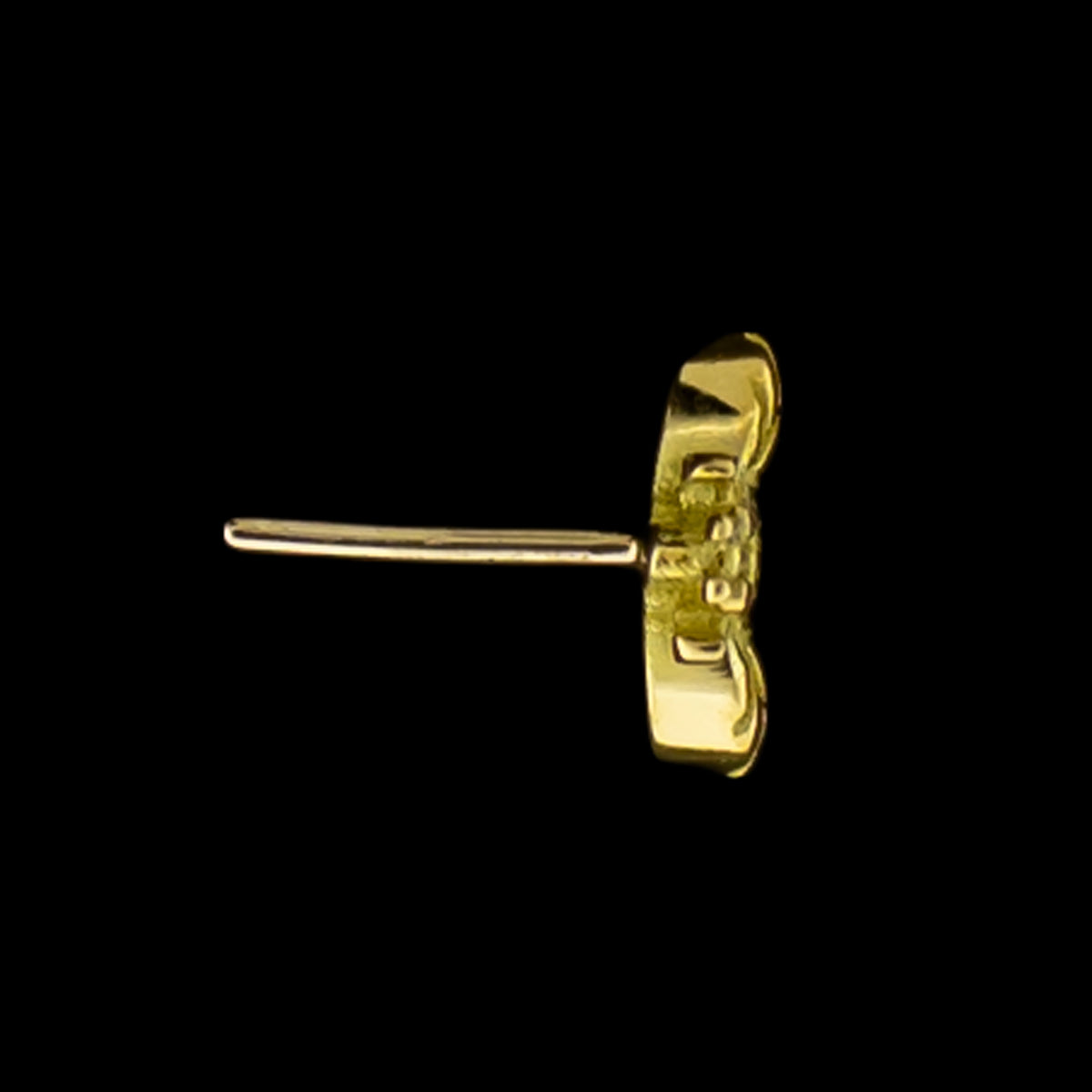 Honey - 18KT Gold Threadless End - Khrysos Jewelry