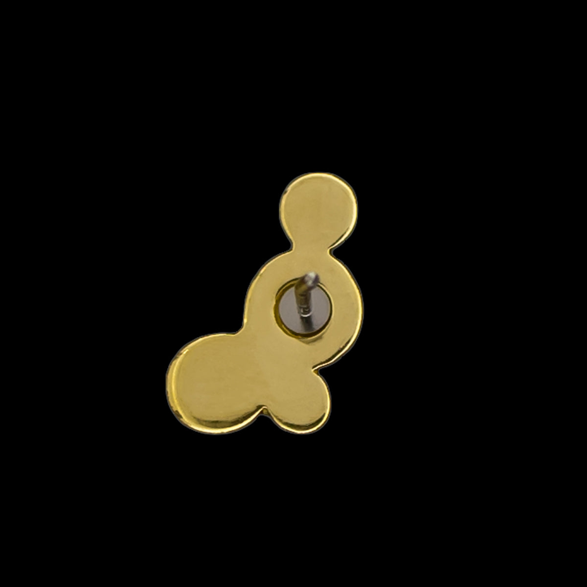 Nevaeh - 18KT Gold Threadless End - Khrysos Jewelry