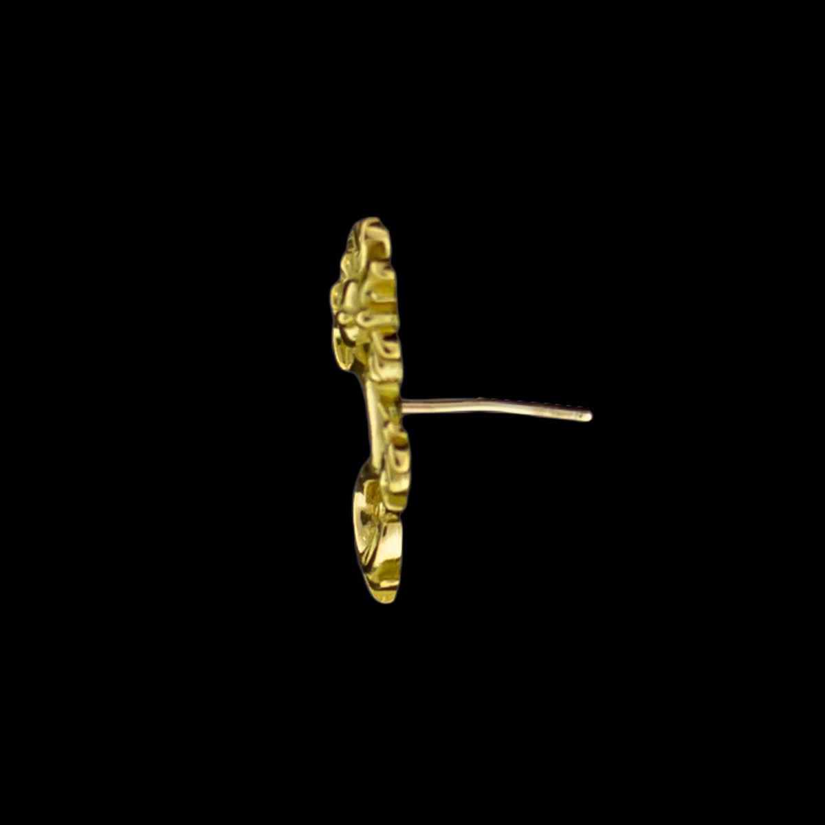 Draco - 18KT Gold Threadless End - Khrysos Jewelry
