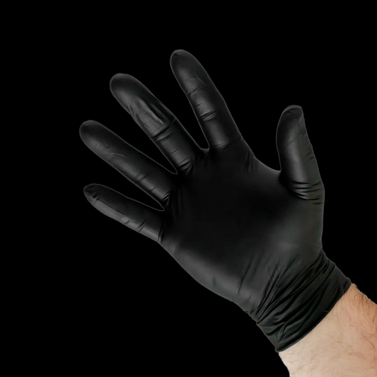 Shadow Black Heavy-Duty Powder-Free Nitrile Exam Gloves