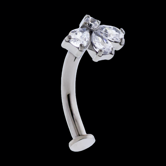 Titanium Threadless Fancy Floating Navel - Khrysos Jewelry