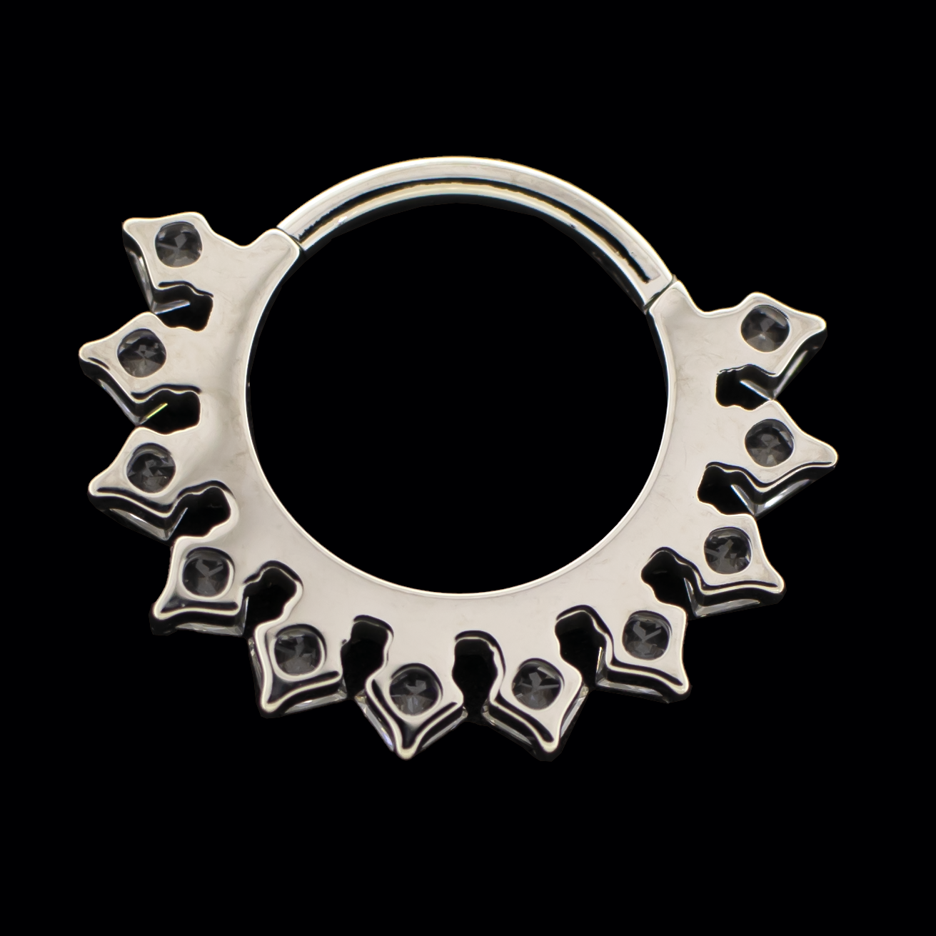 Sienna- Titanium Hinged Ring - Khrysos Jewelry