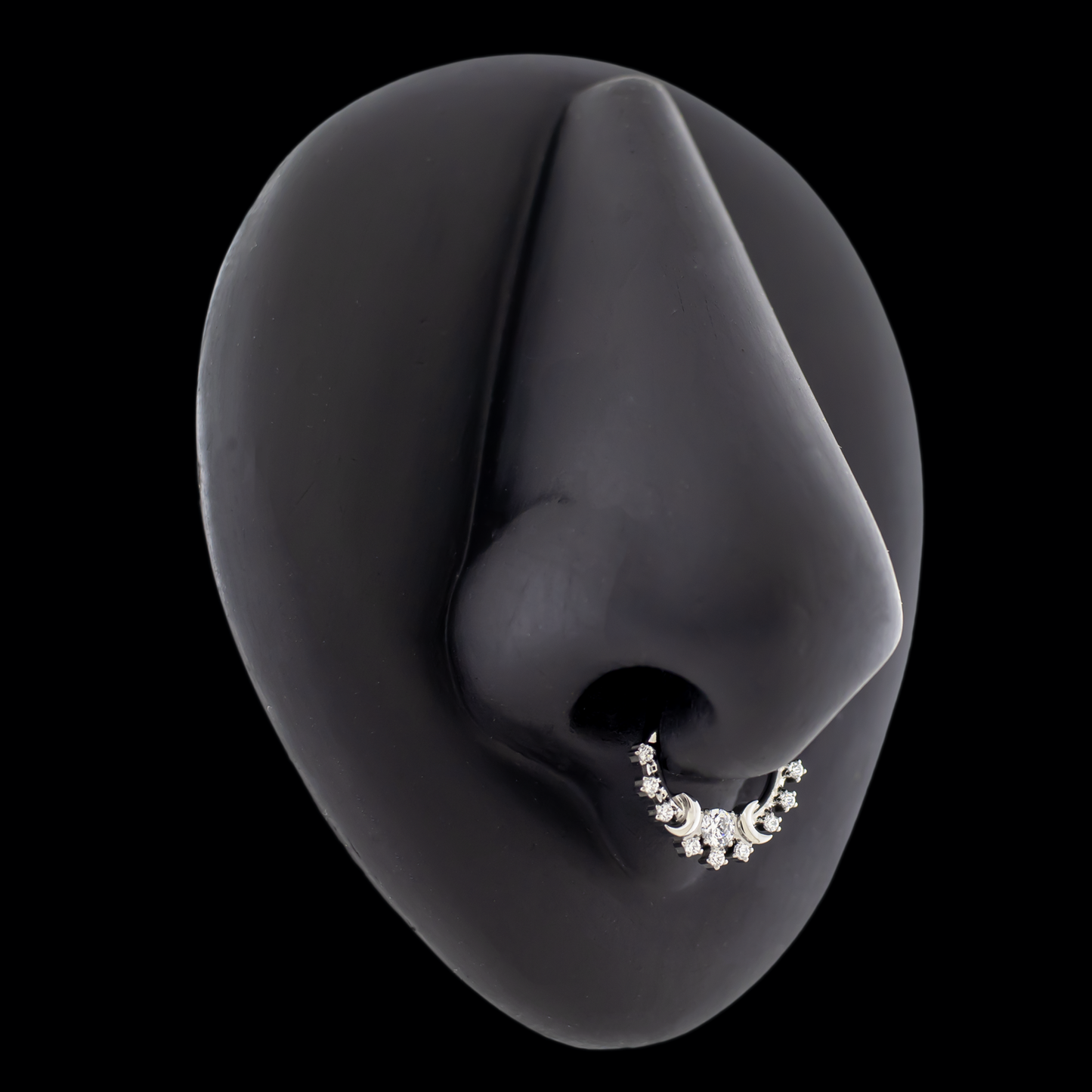 Solis- Titanium Hinged Ring - Khrysos Jewelry