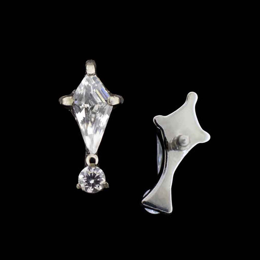 16G/ 18G Charles - Internally Threaded End - Khrysos Jewelry