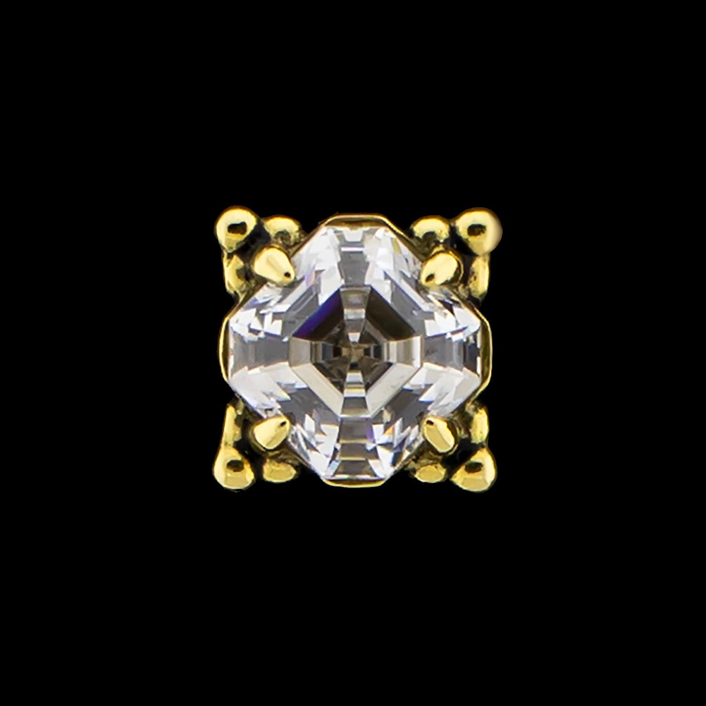 Aro - 18KT Gold Threadless End - Khrysos Jewelry