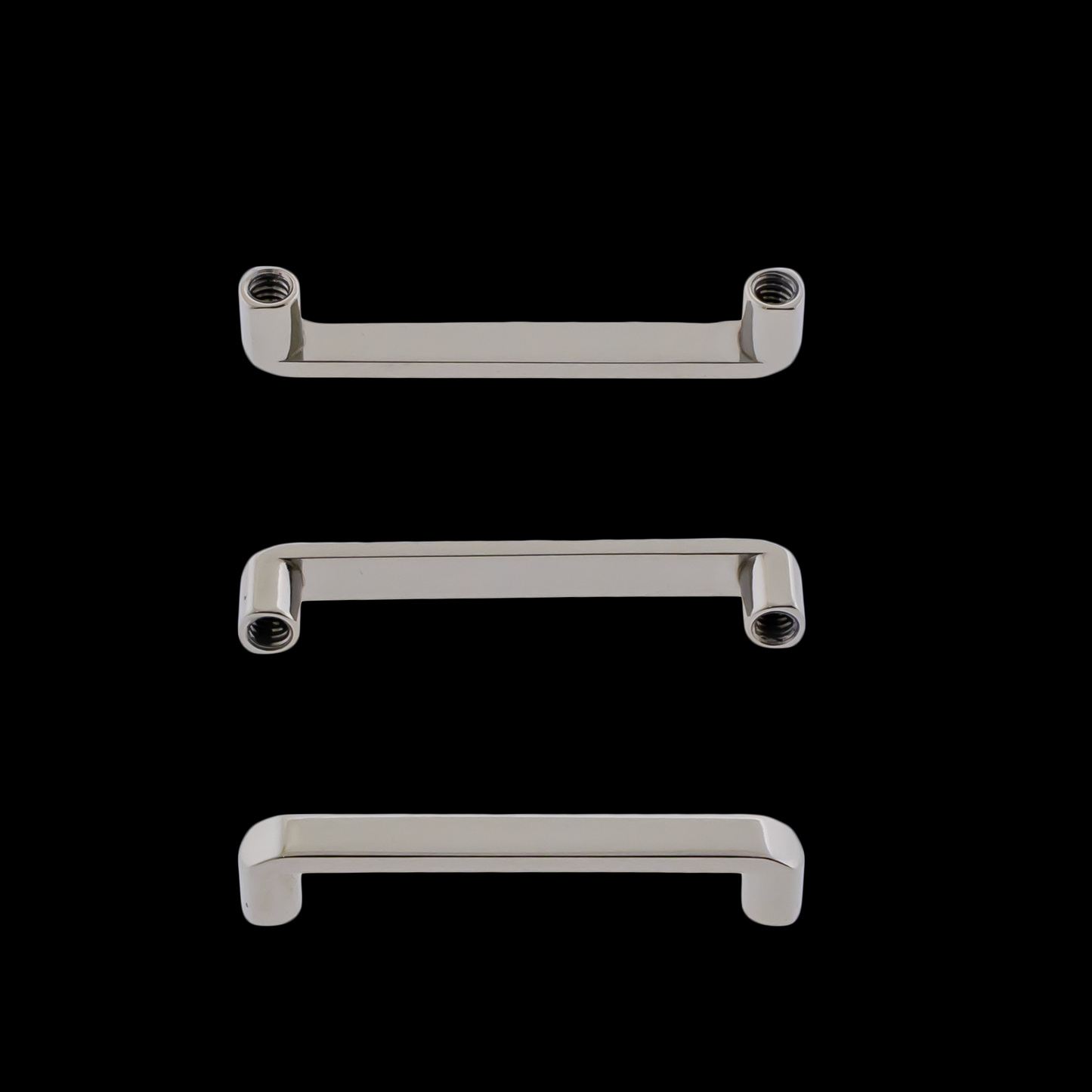 Titanium Internally Threaded Flat Surface Barbell – Bar Only - Khrysos Jewelry
