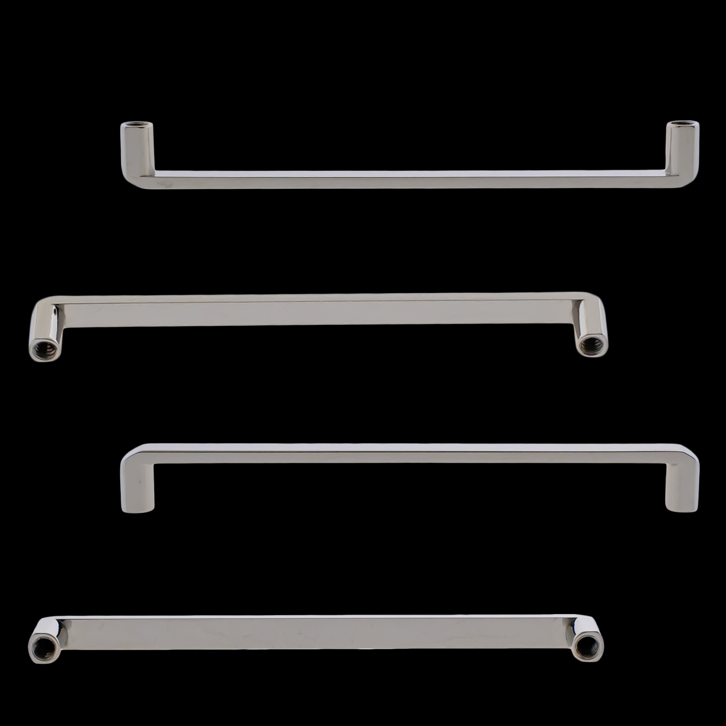 Titanium Internally Threaded Flat Surface Barbell – Bar Only - Khrysos Jewelry