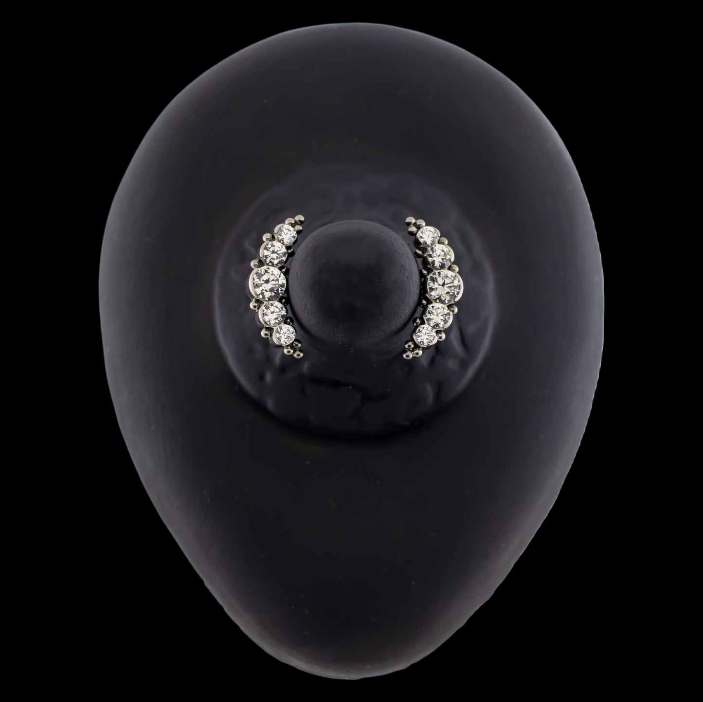 Ember- Front Facing Threadless End - Khrysos Jewelry
