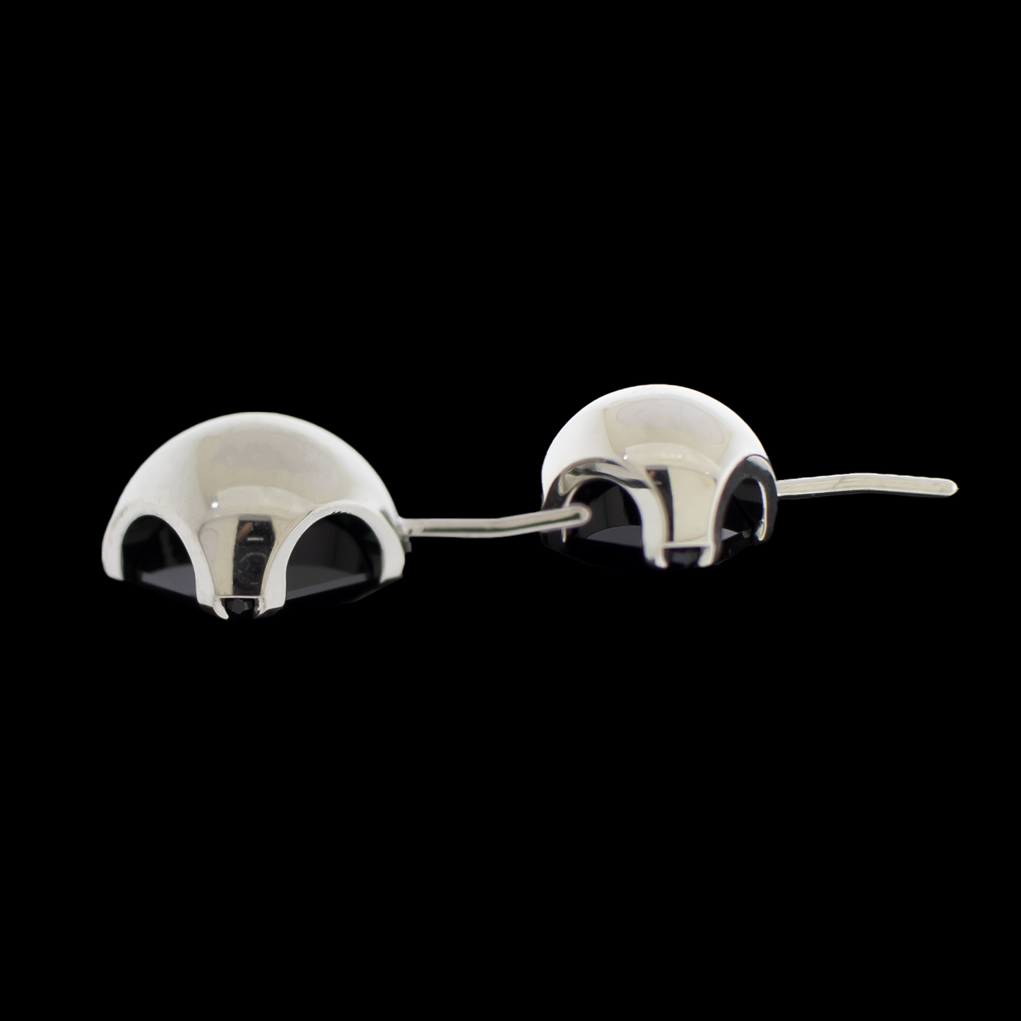 Axel- Square Front Facing Prong Set Low Profile End - Khrysos Jewelry