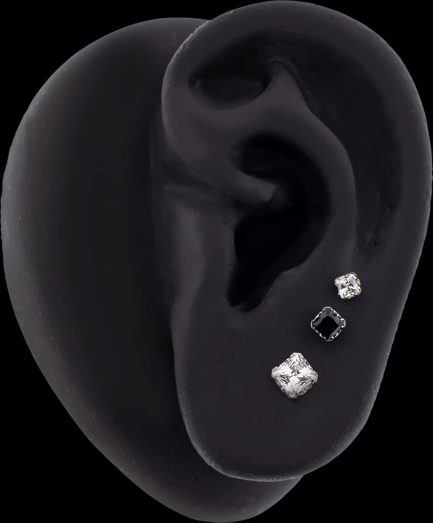 Axel - 14G Internally Threaded Square Prong Set End - Khrysos Jewelry