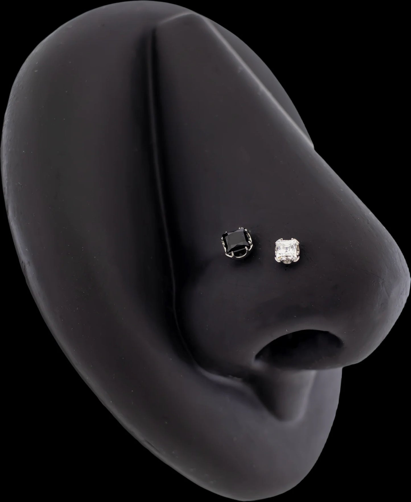 Axel - 14G Internally Threaded Square Prong Set End - Khrysos Jewelry