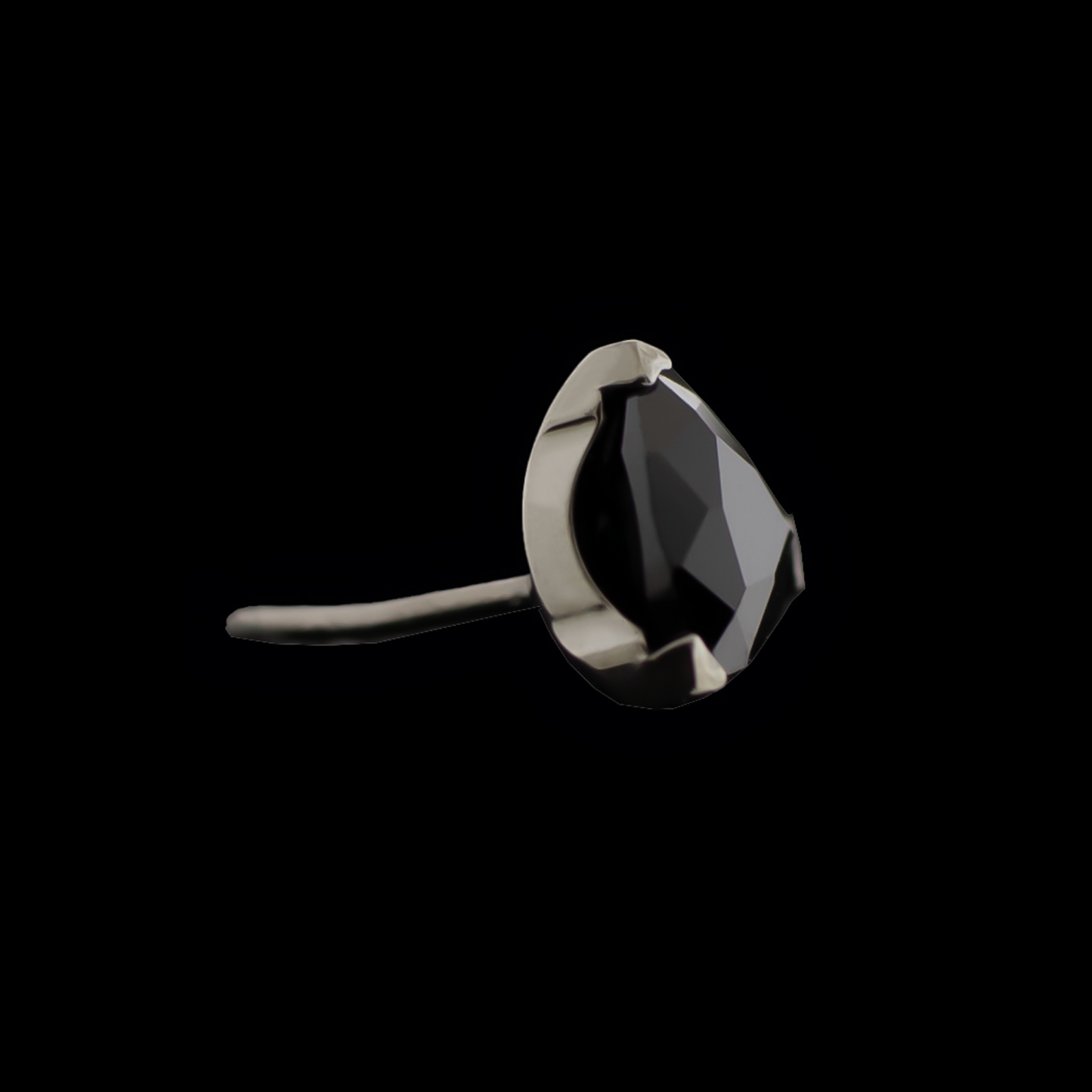 Cairo- Trillion Prong Set Low Profile End - Khrysos Jewelry