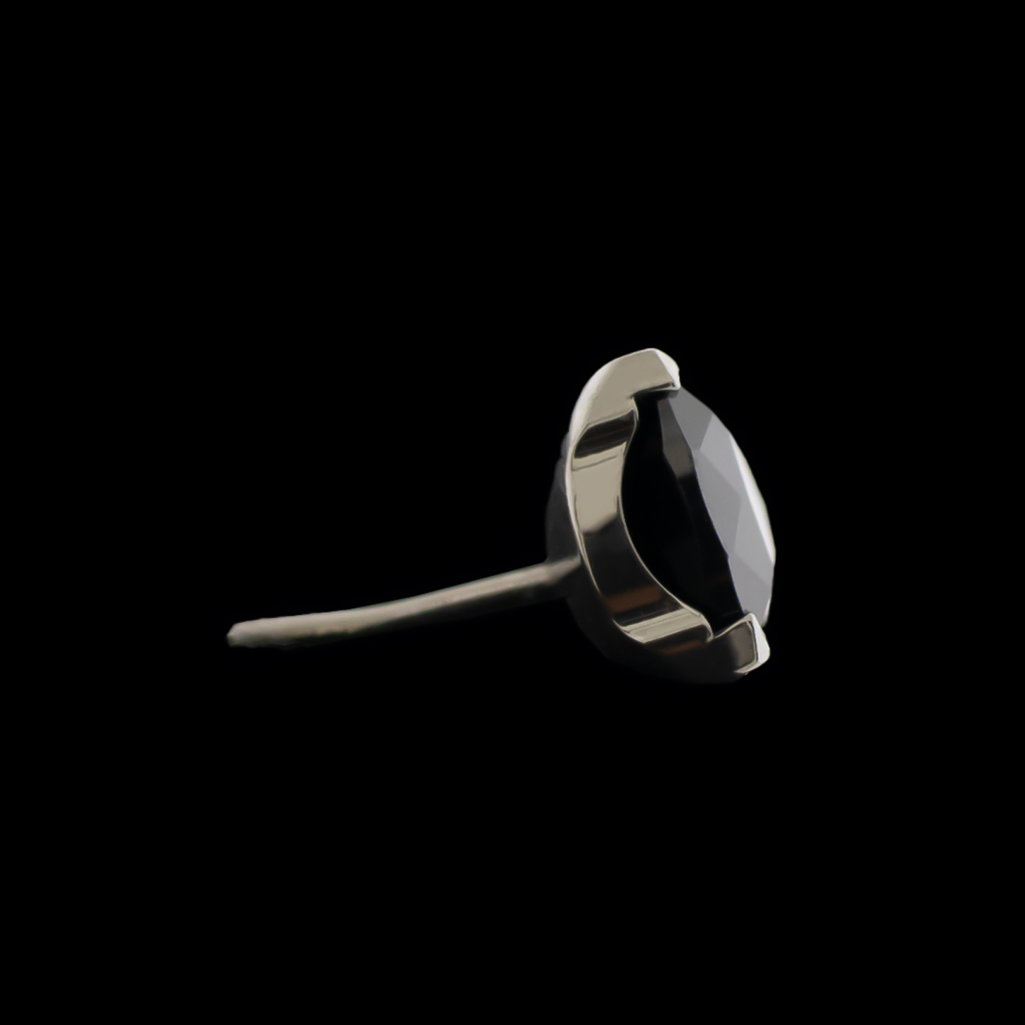 Cairo- Trillion Prong Set Low Profile End - Khrysos Jewelry