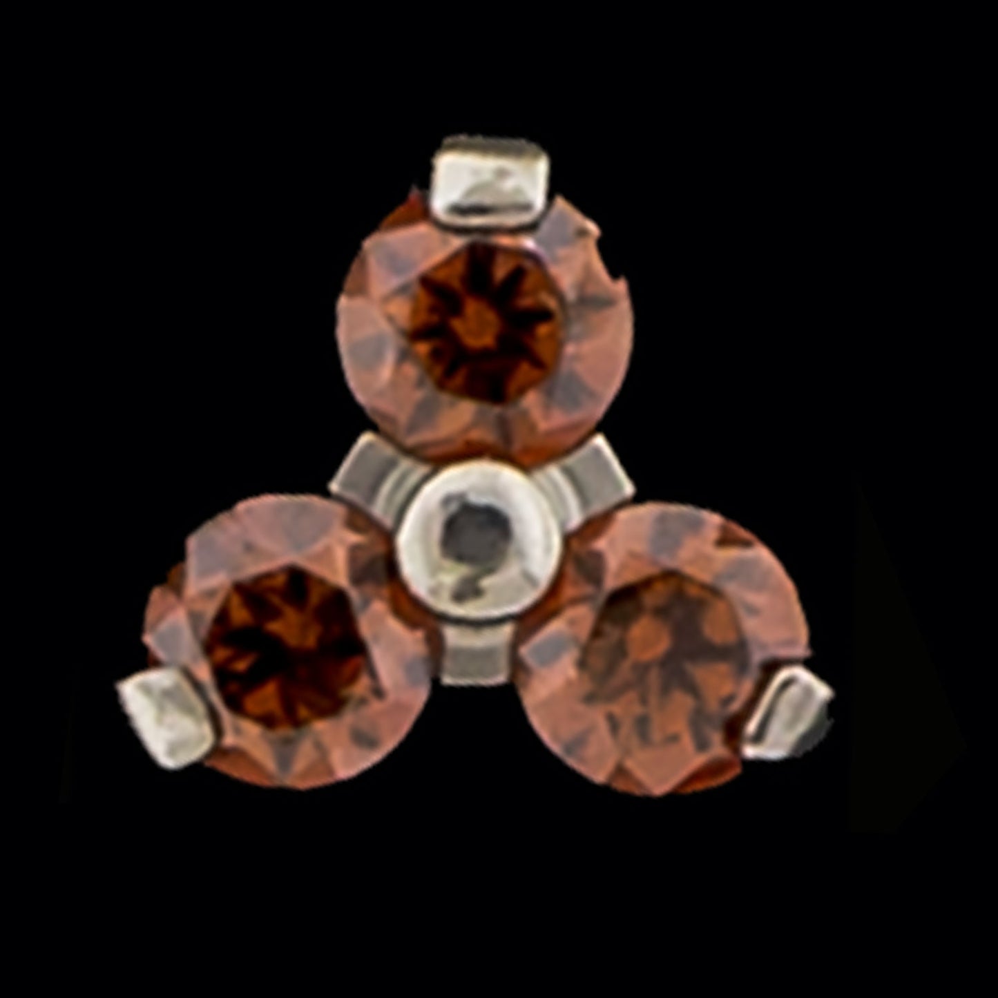 14G Trinity - Internally Threaded - Khrysos Jewelry