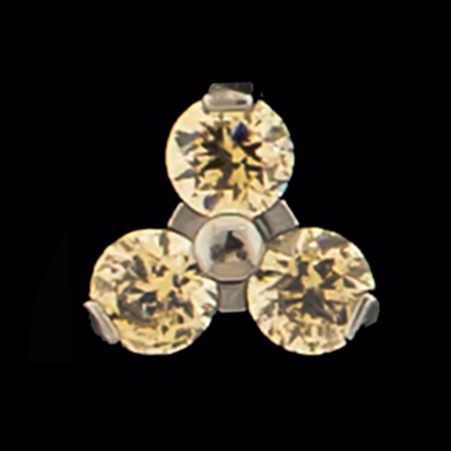 14G Trinity - Internally Threaded - Khrysos Jewelry